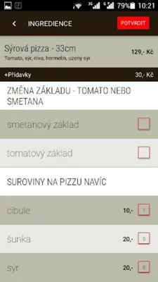 Pizza Burger Malše android App screenshot 3