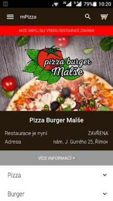 Pizza Burger Malše android App screenshot 5